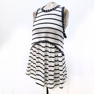 .Altar’d State Black White Stripe Tank Top …
